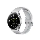 Xiaomi Watch 2 Sliver Case With Gray TPU Strap.webp