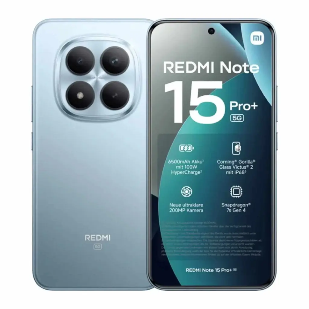 Xiaomi REDMI Note 15 Pro+ 5G - 12G + 512G - Mobile - Glacier Blue