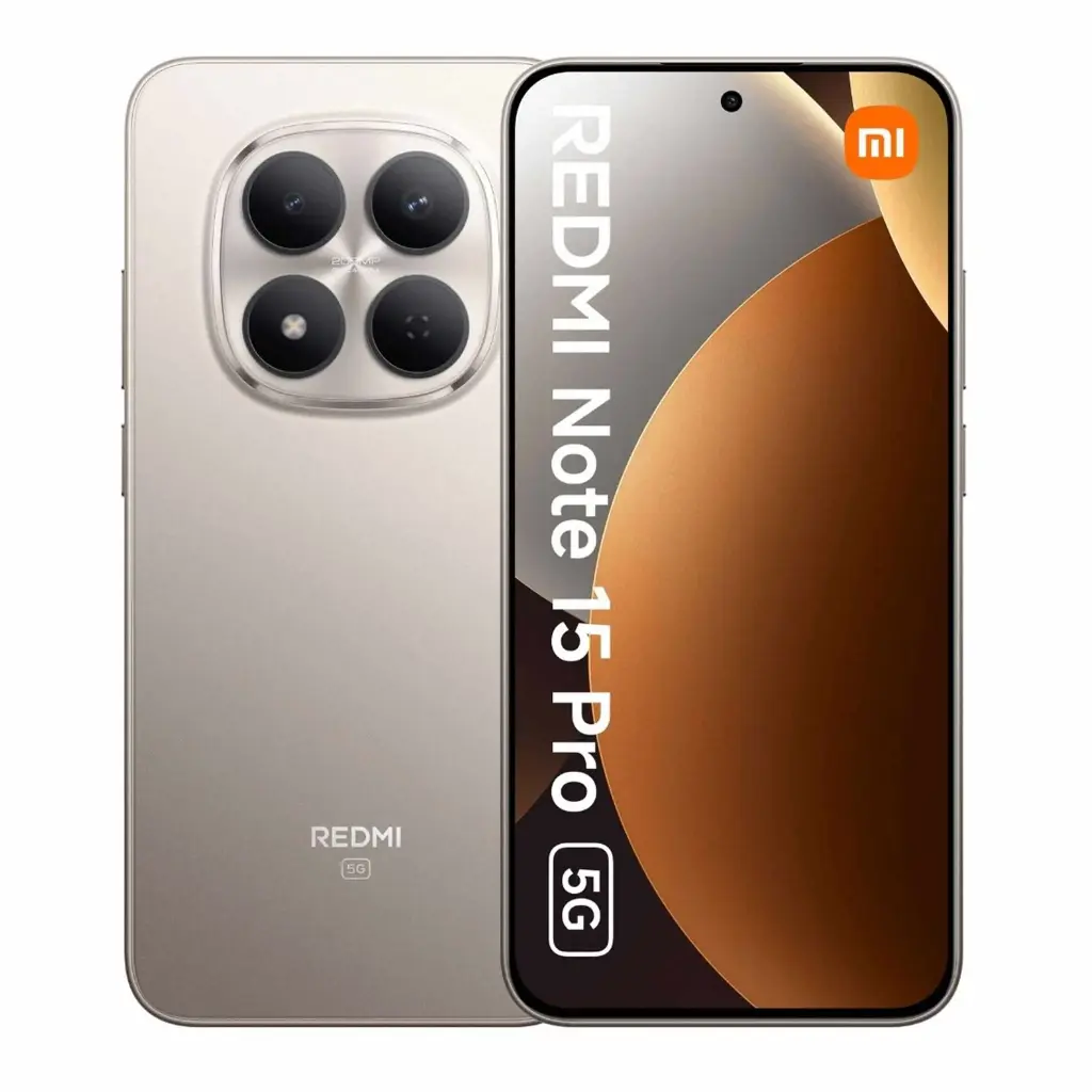 Xiaomi REDMI Note 15 Pro 5G - 12GB + 256GB - Mobile - Titanium Color