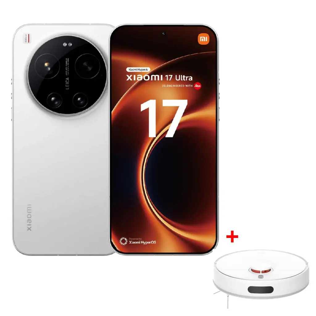 Xiaomi 17 Ultra - 16GB RAM - 512GB - Mobile Phone - 5G - White + Xiaomi Robot Vacuum S40C UK 