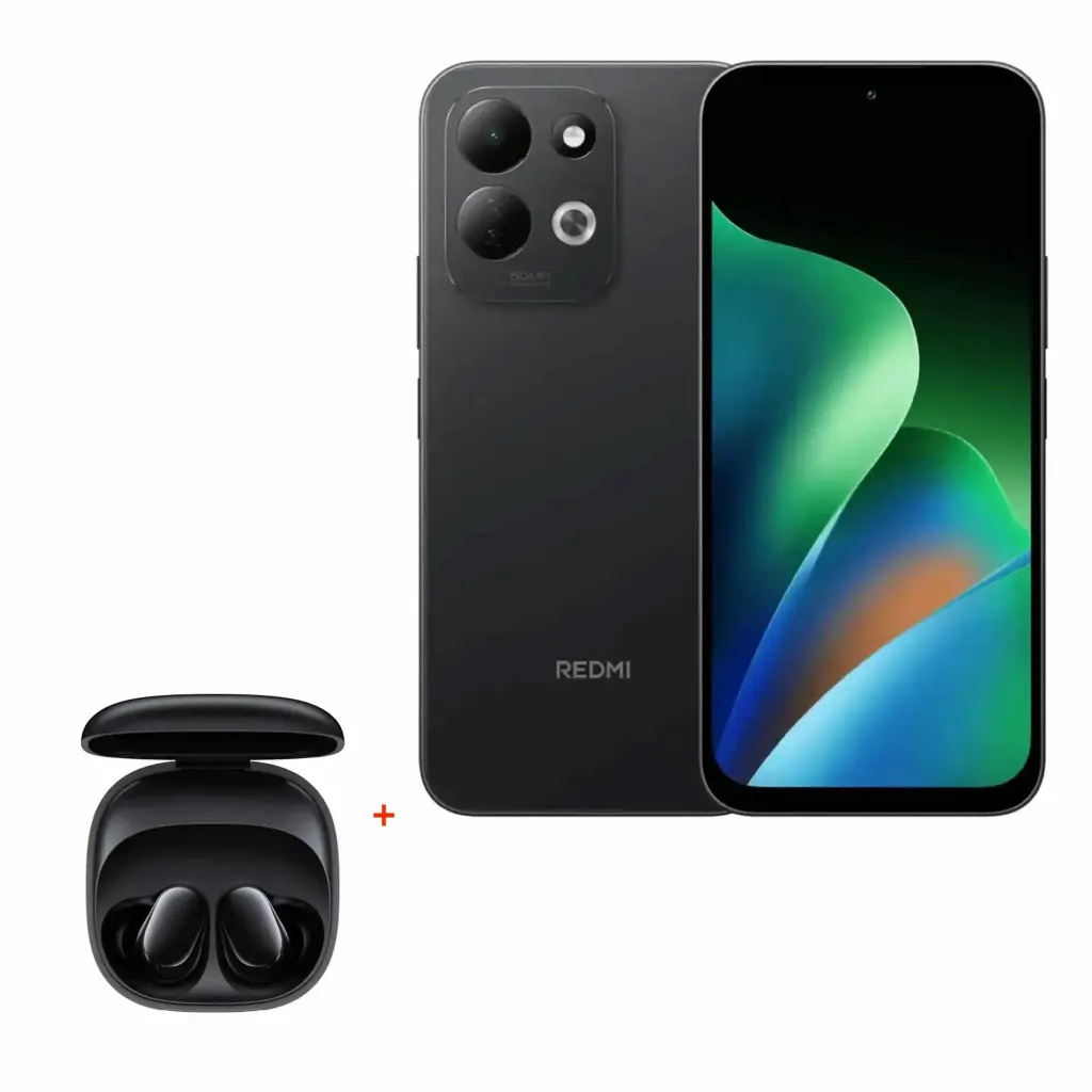 Xiaomi REDMI 17 Mobile Phone 4G RAM 128G ROM - Black + Xiaomi Redmi Buds 6 Play