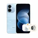 شاومي ريدمي نوت 17 برو 5G، اللون أزرق سماوي (Sky Blue)، ذاكرة رام 8 جيجابايت، ذاكرة تخزين 256 جيجابايت + ساعة ريدمي ووتش 6 أكتيف + سماعات شاومي ريدمي بودز 6 أكتيف